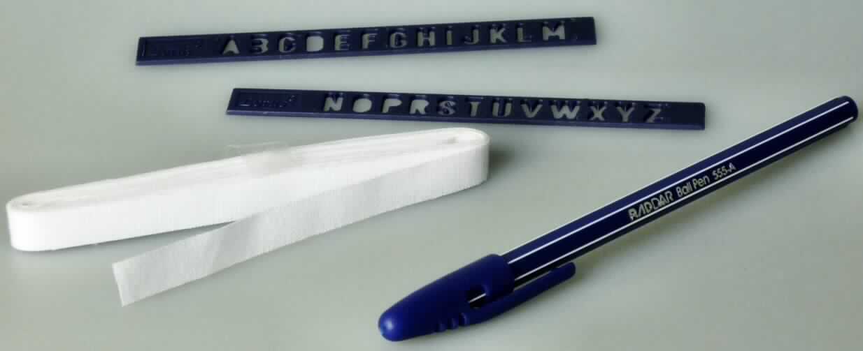 Vải dệt thoi khổ hẹp thích hợp cho sản xuất băng mực dùng cho máy chữ hoặc các loại máy tương tự